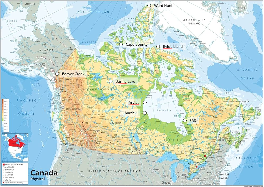 Expédition PEACE 3 carte forages