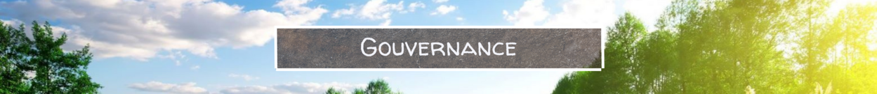 Acceuil Gouvernance